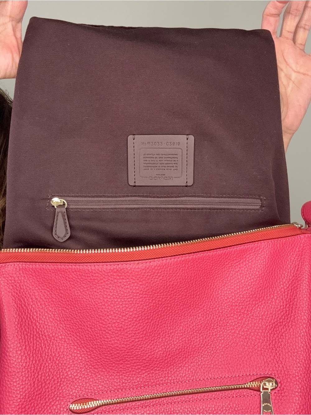 Coach Pink Slouchy Val Duffle Bag - Picture 9 of 14